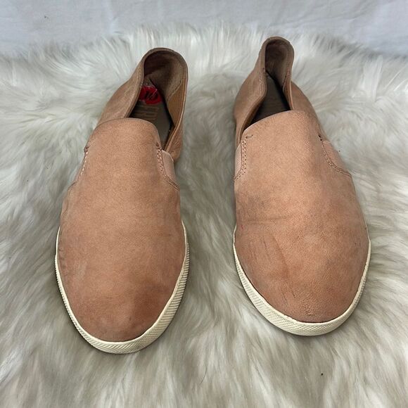 Frye Ivy Blush Leather Slip On Sneakers Sz 10 - Picture 2 of 7